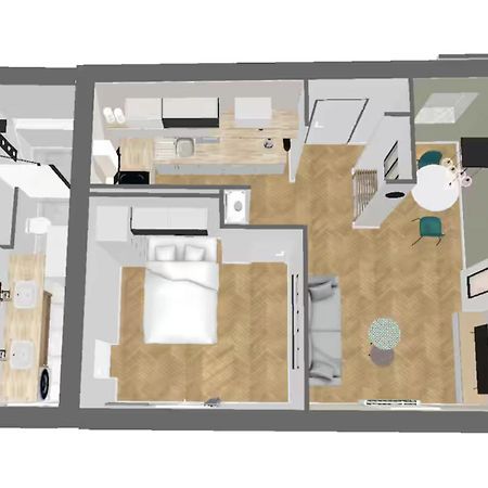 Appartchic - Appartement Standing - Plein Centre & Parking Prive Creon Luaran gambar